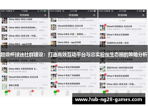 超级杯球迷社群建设：打造高效互动平台与忠实粉丝生态圈的策略分析